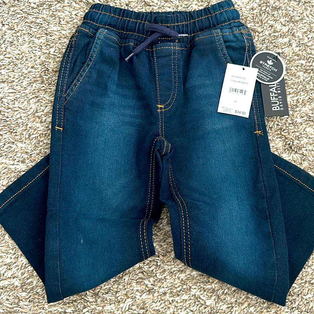STRETCH TODDLER INDIGO JEANS SIZE 4T